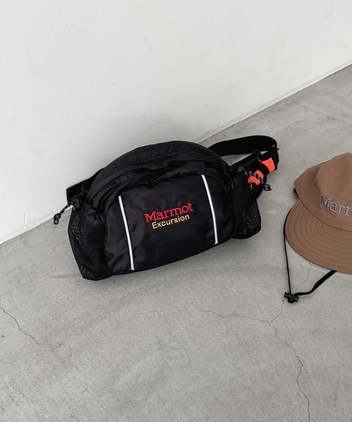 CANAL JEAN（キャナルジーン）の「Marmot　Excursion ウエストバッグ（ボディバッグ/ウエストポーチ・レディース・ブラック・ONE SIZE）」の2枚目の写真