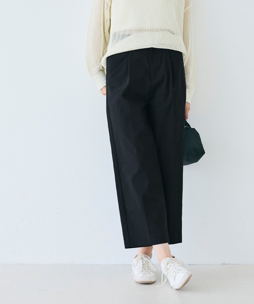 coca(coca)(コカ)の「クロップド丈スラックス(スラックス・レディース・ブラック/チャコール・M/S/L)」の15枚目の写真