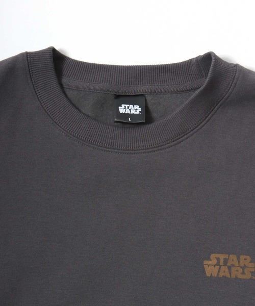 STAR WARS（スターウォーズ）の「2025AW STAR WARS/スターウォーズ オーバーサイズ 裏起毛 ポスターイラスト フォトプリント スウェットトレーナー レディース メンズ（スウェット・レディース・スミクロ/ブラック系その他・M/L/LL）」の7枚目の写真