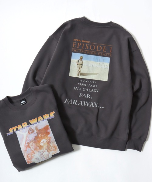 STAR WARS（スターウォーズ）の「2025AW STAR WARS/スターウォーズ オーバーサイズ 裏起毛 ポスターイラスト フォトプリント スウェットトレーナー レディース メンズ（スウェット・レディース・スミクロ/ブラック系その他・M/L/LL）」の13枚目の写真