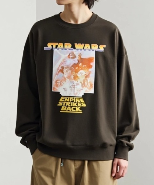 STAR WARS（スターウォーズ）の「2025AW STAR WARS/スターウォーズ オーバーサイズ 裏起毛 ポスターイラスト フォトプリント スウェットトレーナー レディース メンズ（スウェット・レディース・スミクロ/ブラック系その他・M/L/LL）」の16枚目の写真