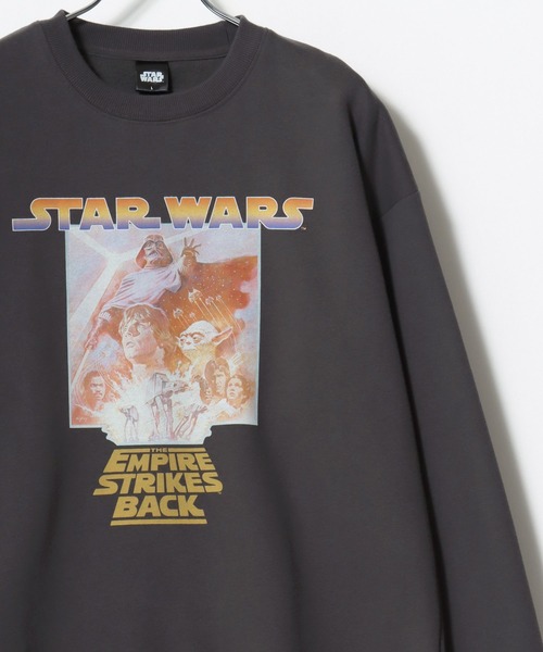 STAR WARS（スターウォーズ）の「2025AW STAR WARS/スターウォーズ オーバーサイズ 裏起毛 ポスターイラスト フォトプリント スウェットトレーナー レディース メンズ（スウェット・レディース・スミクロ/ブラック系その他・M/L/LL）」の15枚目の写真
