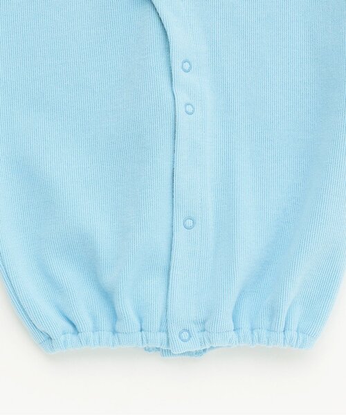 sense of wonder（センスオブワンダー）の「キューフォーザズーテディベア2WAYオール（ロンパース・キッズ・ライトブルー/ホワイト系/ミント・50-70cm）」の10枚目の写真