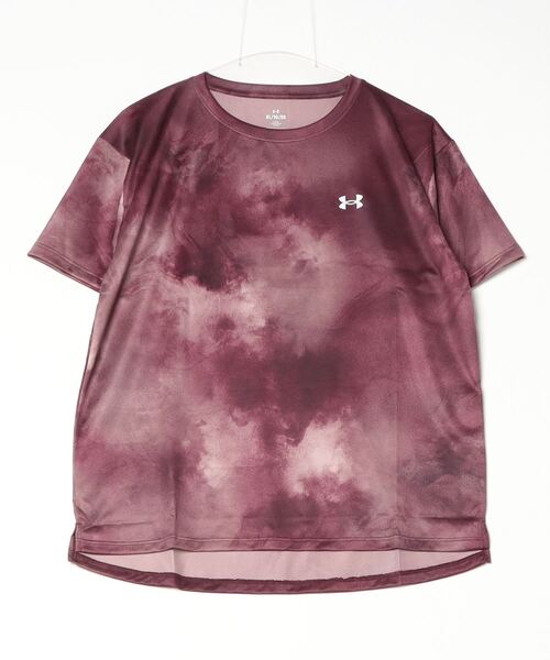 UNDER ARMOUR(アンダーアーマー)の「【別注】アンダーアーマー UAオールオーバー プリント Tシャツ 限定コラボ(Tシャツ/カットソー・レディース・ブラック/パープル/グリーン・S/M/L/XL)」の3枚目の写真