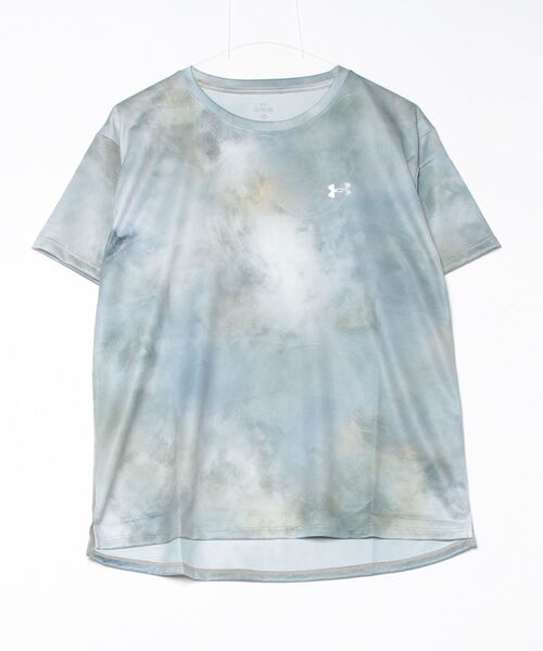 UNDER ARMOUR(アンダーアーマー)の「【別注】アンダーアーマー UAオールオーバー プリント Tシャツ 限定コラボ(Tシャツ/カットソー・レディース・ブラック/パープル/グリーン・S/M/L/XL)」の1枚目の写真