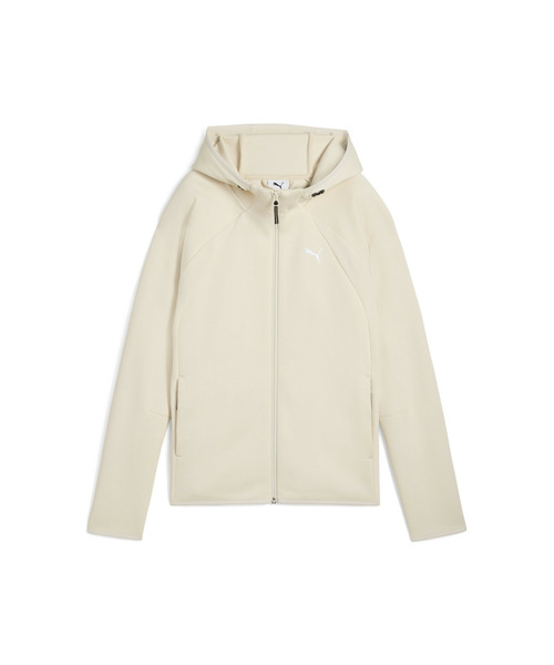 PUMA(プーマ)の「PUMA プーマ ウィメンズ エヴォストライプ フルジップ フーディ(パーカー・レディース・オフホワイト/ブラック・X-LARGE/SMALL/MEDIUM/LARGE)」の5枚目の写真