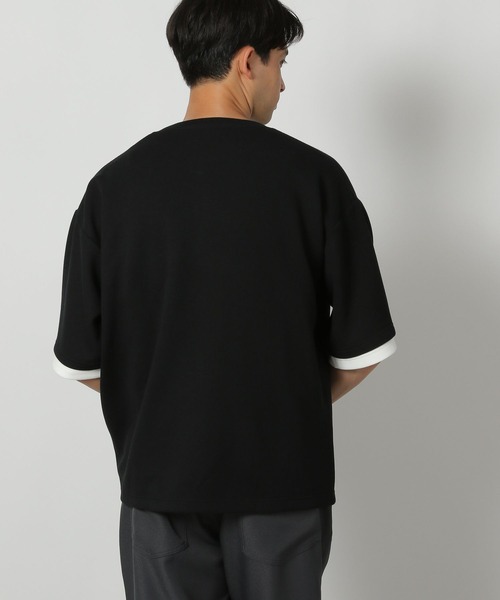 LAKOLE(ラコレ)の「グラフィックレイヤードTEE / 586875(Tシャツ/カットソー・メンズ・ホワイト/ブラック/パープル・MEDIUM/LARGE)」の7枚目の写真
