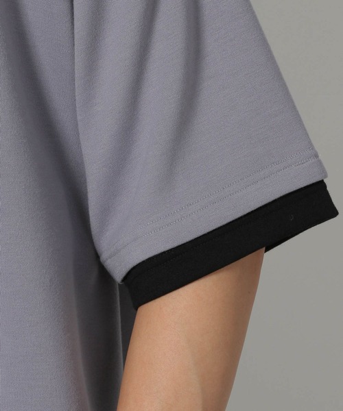 LAKOLE(ラコレ)の「グラフィックレイヤードTEE / 586875(Tシャツ/カットソー・メンズ・ホワイト/ブラック/パープル・MEDIUM/LARGE)」の21枚目の写真