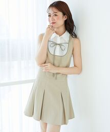 MAJESTIC LEGON | ドッキングノースリーブミニワンピース(ワンピース)