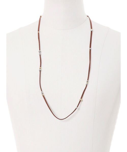 Ungrid（アングリッド）の「【La】フェイクスウェードネックレス（ネックレス・レディース・ブラック/ブラウン/アイボリー・FREE）」の7枚目の写真