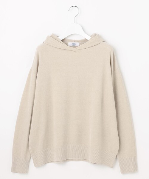 J.PRESS(ジェイプレス)の「CHENILLE フーデッド ニット(ニット/セーター・レディース・ブラック系/ベージュ系/ライトグレー系・LARGE/MEDIUM)」の12枚目の写真