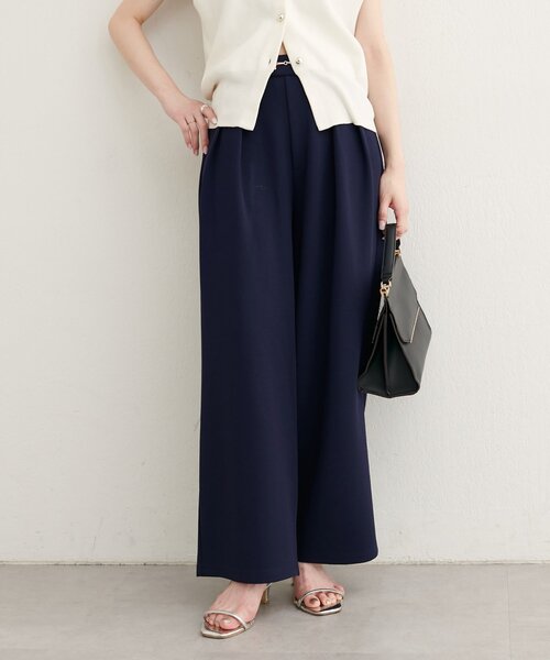 natural couture（ナチュラルクチュール）の「ビットベルトストレッチパンツ（その他パンツ・レディース・ブラック/ネイビー/ブラウン/グレイッシュベージュ・SMALL/MEDIUM）」の13枚目の写真