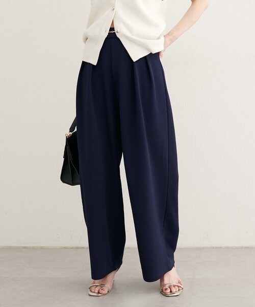 natural couture（ナチュラルクチュール）の「ビットベルトストレッチパンツ（その他パンツ・レディース・ブラック/ネイビー/ブラウン/グレイッシュベージュ・SMALL/MEDIUM）」の16枚目の写真