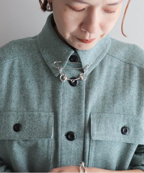 rapiecage（ラピエサージュ）の「ビットパーツキルトピン（ブローチ/コサージュ・レディース・シルバー・FREE）」の16枚目の写真