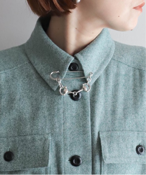 rapiecage（ラピエサージュ）の「ビットパーツキルトピン（ブローチ/コサージュ・レディース・シルバー・FREE）」の15枚目の写真