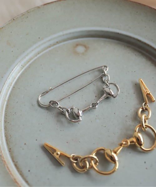 rapiecage（ラピエサージュ）の「ビットパーツキルトピン（ブローチ/コサージュ・レディース・シルバー・FREE）」の9枚目の写真