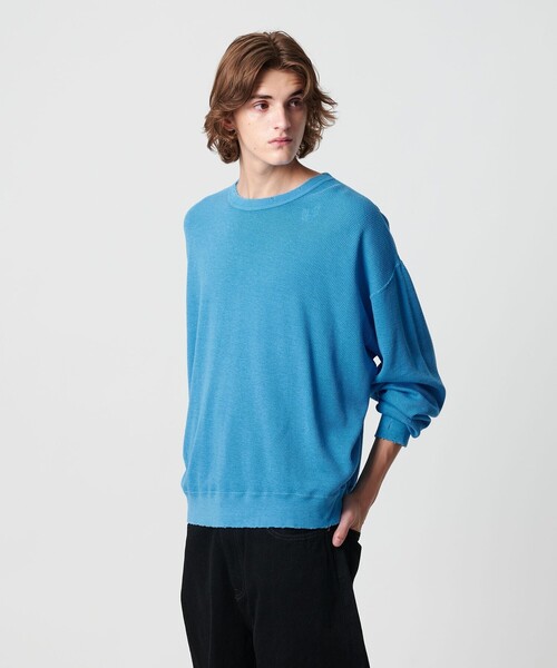 サーマル ディストレスト クルーネック（スウェット）｜MONKEY TIME