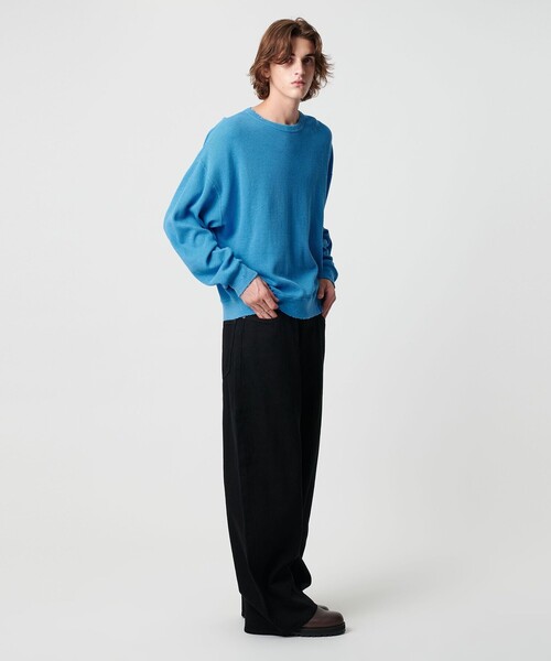 MONKEY TIME(モンキータイム)の「サーマル ディストレスト クルーネック(スウェット・メンズ・ライトグレー/コバルトブルー/ブラック・S/M/XL/L)」の20枚目の写真