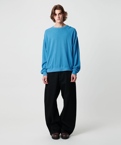 サーマル ディストレスト クルーネック（スウェット）｜MONKEY TIME