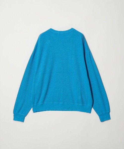 MONKEY TIME(モンキータイム)の「サーマル ディストレスト クルーネック(スウェット・メンズ・ライトグレー/コバルトブルー/ブラック・S/M/XL/L)」の9枚目の写真