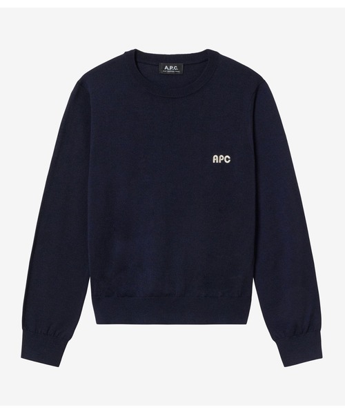 A.P.C.（アーペーセー）の「PULL 406  /25A（ニット/セーター・レディース・グレー系その他/ダークブルー・M/L/S）」の2枚目の写真