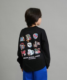 ANTIBAL（アンティバル）の「【ムラサキスポーツ限定】ANTIBAL/アンティバル 長袖 Tシャツ ロンT キッズ ミッキー＆フレンズ バックプリント 254AN3LT218（Tシャツ/カットソー）」