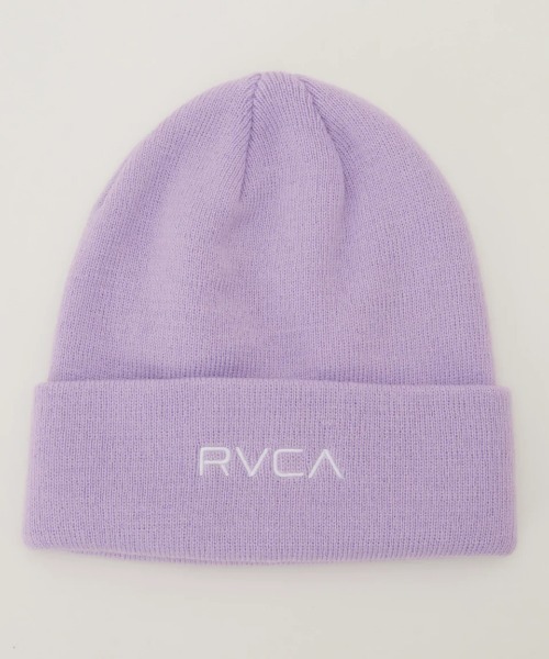 RVCA（ルーカ）の「【RVCA/ルーカ】24AW DOUBLE FACE BEANIE/ワンポイントロゴニットキャップ・ビーニー（ニットキャップ/ビーニー・メンズ・ブラック/ブラウン/オフホワイト/プラム/ライラック・FREE）」の15枚目の写真