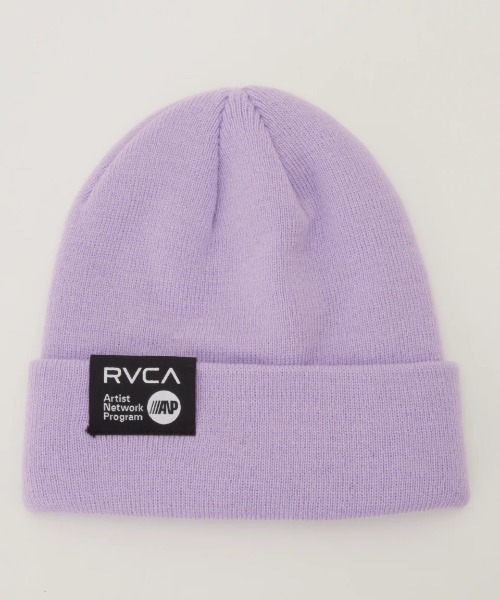 RVCA（ルーカ）の「【RVCA/ルーカ】24AW DOUBLE FACE BEANIE/ワンポイントロゴニットキャップ・ビーニー（ニットキャップ/ビーニー・メンズ・ブラック/ブラウン/オフホワイト/プラム/ライラック・FREE）」の16枚目の写真