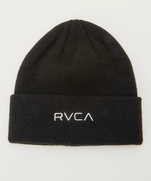 RVCA（ルーカ）の「【RVCA/ルーカ】24AW DOUBLE FACE BEANIE/ワンポイントロゴニットキャップ・ビーニー（ニットキャップ/ビーニー・メンズ・ブラック/ブラウン/オフホワイト/プラム/ライラック・FREE）」の9枚目の写真