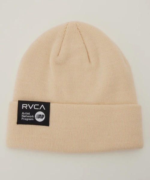RVCA（ルーカ）の「【RVCA/ルーカ】24AW DOUBLE FACE BEANIE/ワンポイントロゴニットキャップ・ビーニー（ニットキャップ/ビーニー・メンズ・ブラック/ブラウン/オフホワイト/プラム/ライラック・FREE）」の7枚目の写真