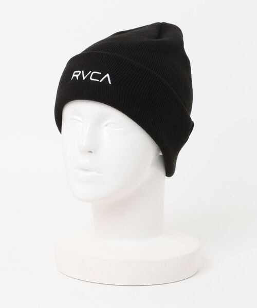 RVCA（ルーカ）の「【RVCA/ルーカ】24AW DOUBLE FACE BEANIE/ワンポイントロゴニットキャップ・ビーニー（ニットキャップ/ビーニー・メンズ・ブラック/ブラウン/オフホワイト/プラム/ライラック・FREE）」の11枚目の写真