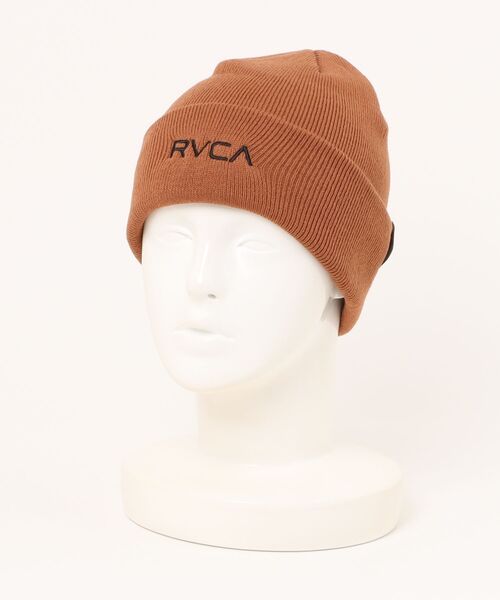RVCA（ルーカ）の「【RVCA/ルーカ】24AW DOUBLE FACE BEANIE/ワンポイントロゴニットキャップ・ビーニー（ニットキャップ/ビーニー・メンズ・ブラック/ブラウン/オフホワイト/プラム/ライラック・FREE）」の14枚目の写真