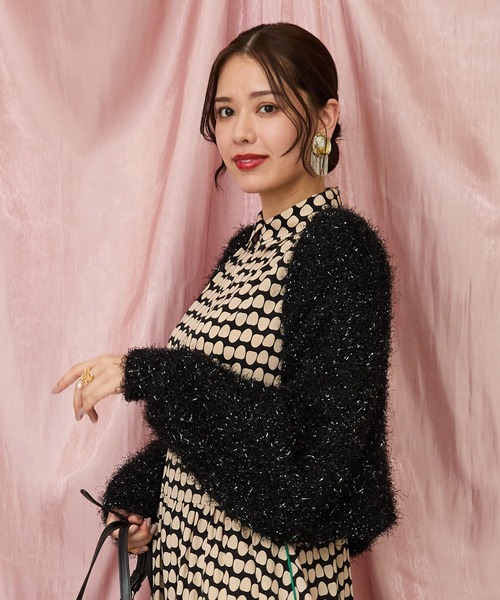 FONT LAB】ラメシャギーニットボレロ（カーディガン/ボレロ）｜JETSET