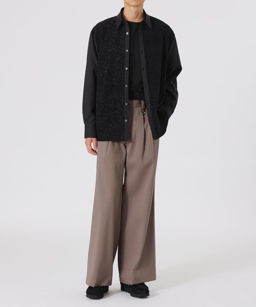 LOVELESS（ラブレス）の「モールペイズリーレースシャツ（シャツ/ブラウス・メンズ・オフホワイト/ライトグレー/ブラック・M/L）」の9枚目の写真