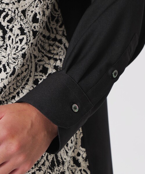 LOVELESS（ラブレス）の「モールペイズリーレースシャツ（シャツ/ブラウス・メンズ・オフホワイト/ライトグレー/ブラック・M/L）」の13枚目の写真