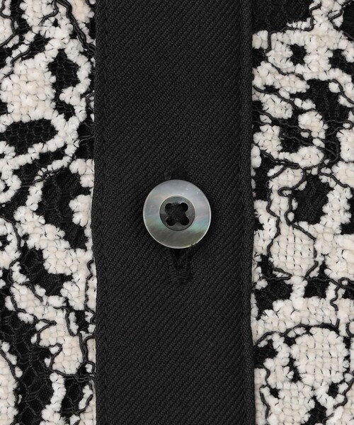 LOVELESS（ラブレス）の「モールペイズリーレースシャツ（シャツ/ブラウス・メンズ・オフホワイト/ライトグレー/ブラック・M/L）」の14枚目の写真