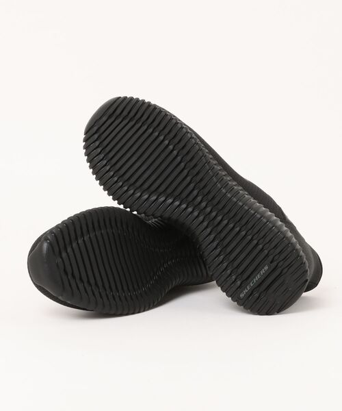 SKECHERS（スケッチャーズ）の「SKECHERS スケッチャーズ SWIFT FIT スウィフトフィット FLECTION 2.0-LEXTON ワイド 超軽量 メンズスニーカー(フレクション2.0) 8790256W（スニーカー・メンズ・ブラック×ブラック/ブルー系その他・25.0cm/25.5cm/26.0cm/26.5cm/27.0cm/27.5cm/28.0cm/28.5cm/29.0cm/30.0cm）」の4枚目の写真