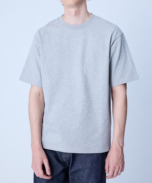 COTTON RESEARCH CLUB(コットンリサーチクラブ)の「【COTTON RESEARCH CLUB】チューブラーTシャツ(日本製) JPC-001(Tシャツ/カットソー・メンズ・ホワイト/ブラック/グレー・S/M/L)」の3枚目の写真