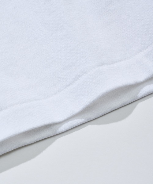 COTTON RESEARCH CLUB(コットンリサーチクラブ)の「【COTTON RESEARCH CLUB】チューブラーTシャツ(日本製) JPC-001(Tシャツ/カットソー・メンズ・ホワイト/ブラック/グレー・S/M/L)」の7枚目の写真