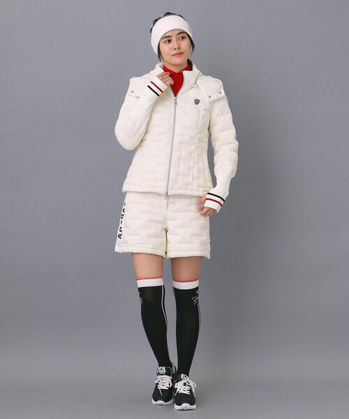 adabat（アダバット）の「EVEN 1月号掲載商品【ADABAT NAVY】2WAYストレッチダウンジャケット（ダウンジャケット/コート・レディース・ホワイト/ネイビー・42/40/38）」の18枚目の写真