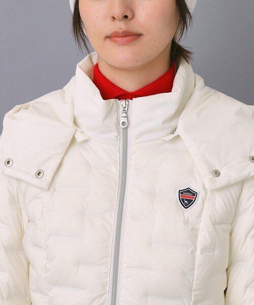 adabat（アダバット）の「EVEN 1月号掲載商品【ADABAT NAVY】2WAYストレッチダウンジャケット（ダウンジャケット/コート・レディース・ホワイト/ネイビー・42/40/38）」の12枚目の写真