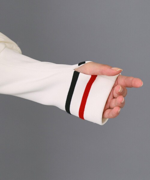 adabat（アダバット）の「EVEN 1月号掲載商品【ADABAT NAVY】2WAYストレッチダウンジャケット（ダウンジャケット/コート・レディース・ホワイト/ネイビー・42/40/38）」の9枚目の写真