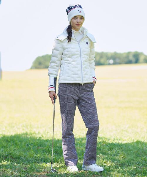 adabat（アダバット）の「EVEN 1月号掲載商品【ADABAT NAVY】2WAYストレッチダウンジャケット（ダウンジャケット/コート・レディース・ホワイト/ネイビー・42/40/38）」の4枚目の写真