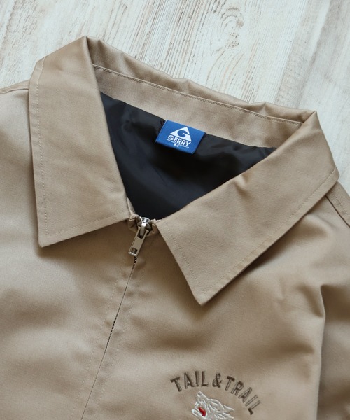 セール】【GERRY/ジェリー】T/Cツイル アートワークデザイン ジップ