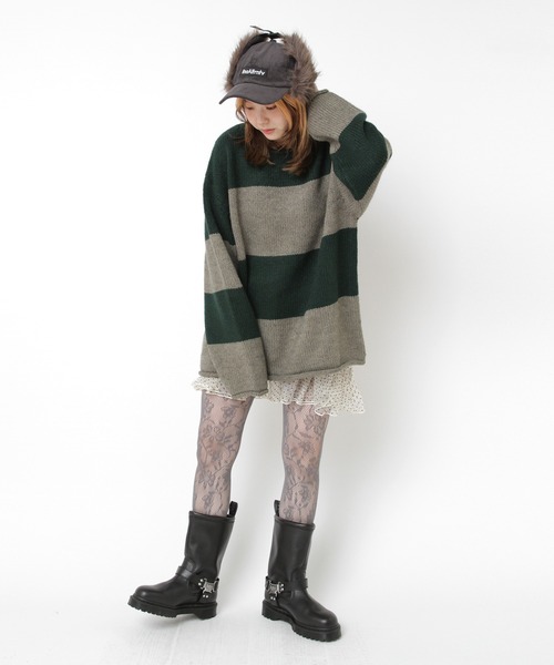 RNA（アールエヌエー）の「E5179 コーデュロイイヤーフラップCAP（キャップ・レディース・ブラウン/ピンク/スミクロ・FREE）」の5枚目の写真