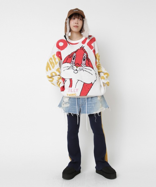 RNA（アールエヌエー）の「E5179 コーデュロイイヤーフラップCAP（キャップ・レディース・ブラウン/ピンク/スミクロ・FREE）」の8枚目の写真