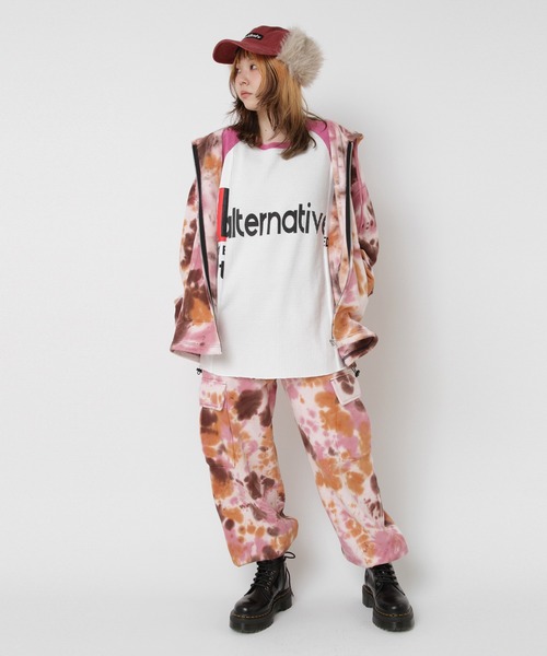 RNA（アールエヌエー）の「E5179 コーデュロイイヤーフラップCAP（キャップ・レディース・ブラウン/ピンク/スミクロ・FREE）」の10枚目の写真