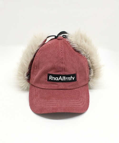 RNA（アールエヌエー）の「E5179 コーデュロイイヤーフラップCAP（キャップ・レディース・ブラウン/ピンク/スミクロ・FREE）」の11枚目の写真