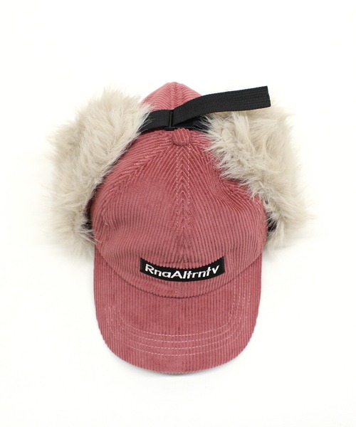RNA（アールエヌエー）の「E5179 コーデュロイイヤーフラップCAP（キャップ・レディース・ブラウン/ピンク/スミクロ・FREE）」の14枚目の写真