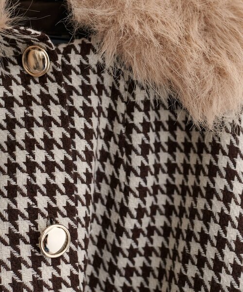 natural couture（ナチュラルクチュール）の「ファー衿付きショート丈ジャケット（その他アウター・レディース・その他1/ブラック/オフホワイト/ブラウン・FREE）」の12枚目の写真